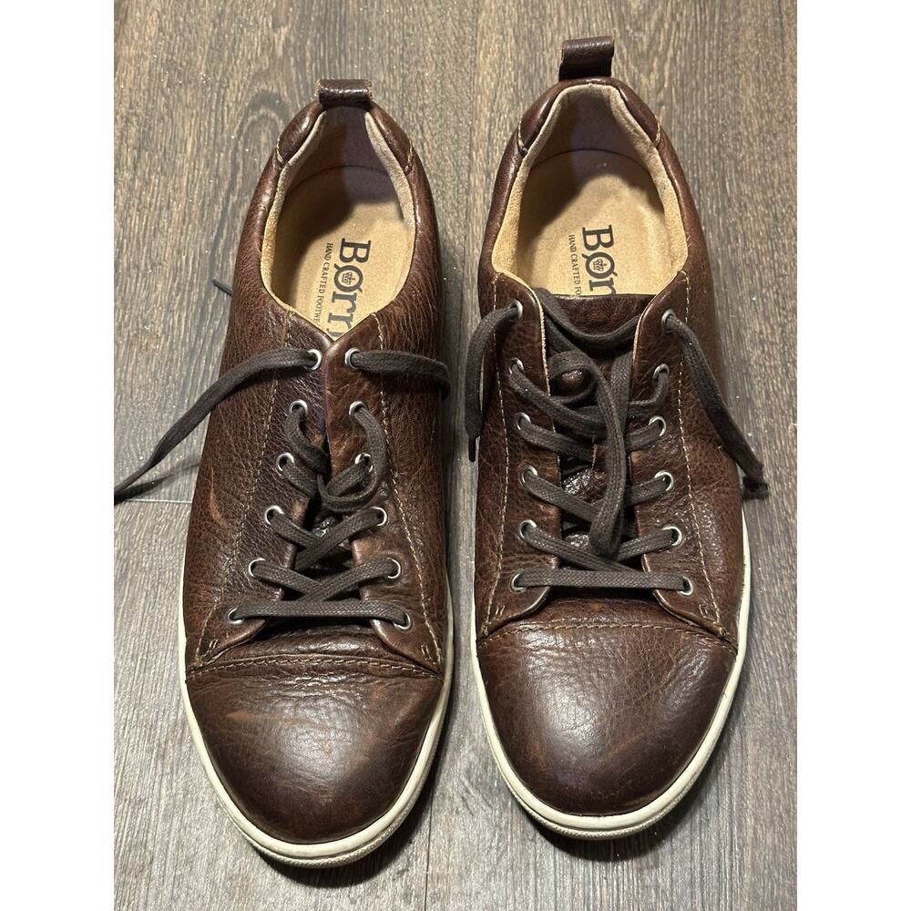 Born Men’s Brown Leather Boat Shoes